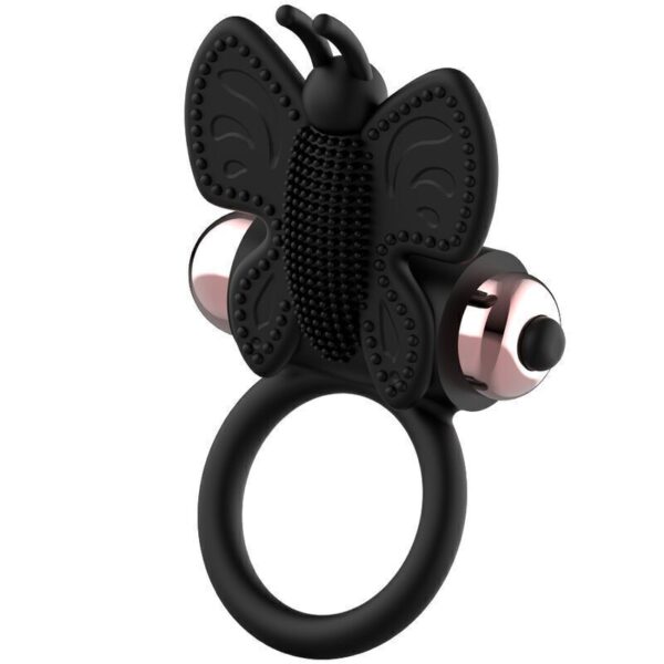 COQUETTE Cock Ring Vibrante a Farfalla - immagine 3