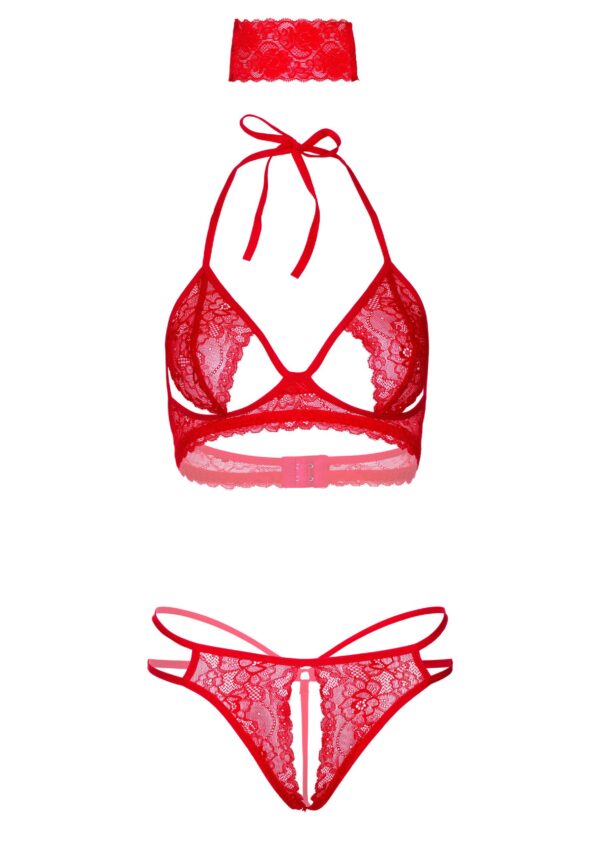 Set 3pz Reggiseno, collant e benda - immagine 4