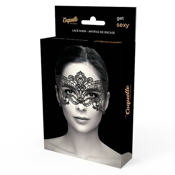 Maschera COQUETTE CHIC DESIRE In Pizzo NERO - immagine 4