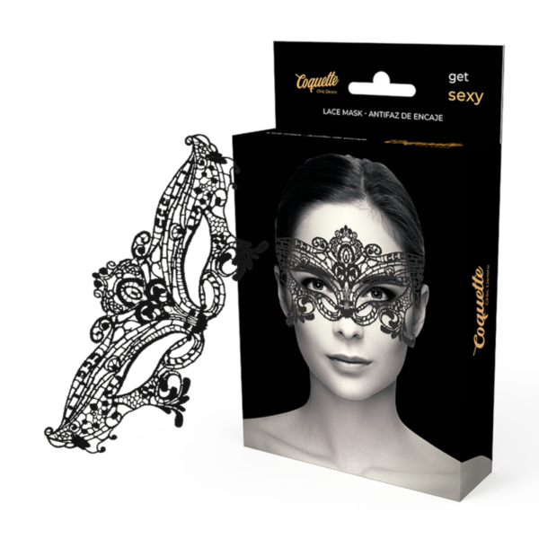 Maschera COQUETTE CHIC DESIRE In Pizzo NERO - immagine 3