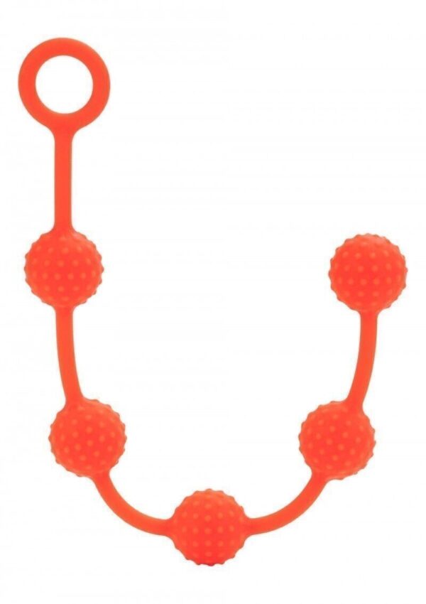 Perline Anali In Silicone Morbido Arancio - immagine 4