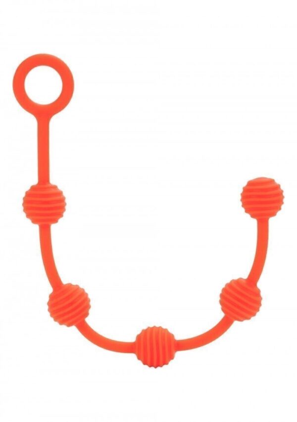 Perline Anali In Silicone Morbido Arancio - immagine 5