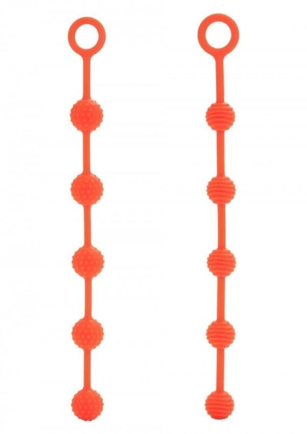 Perline Anali In Silicone Morbido Arancio - immagine 6