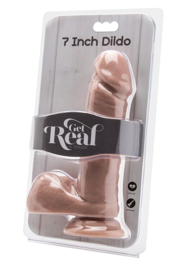 Dildo 7 pollici con Testicoli e ventosa - immagine 3