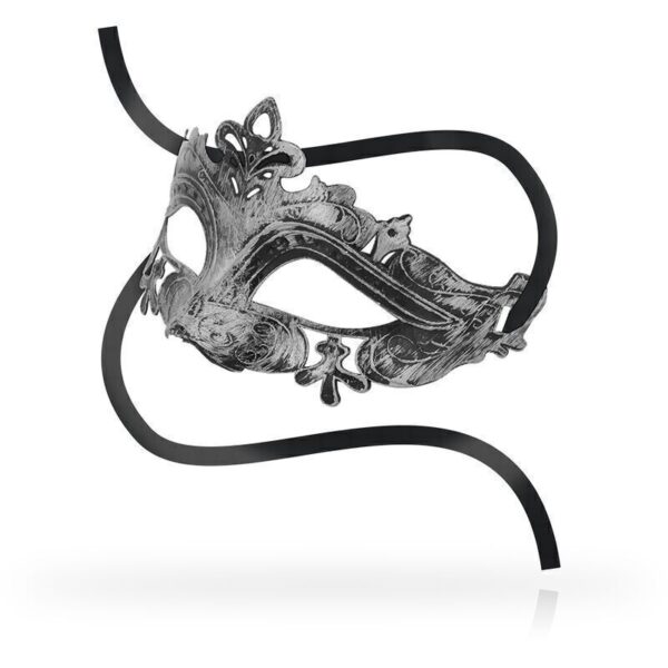 Maschera OHMAMA Stile Veneziana - Argento - immagine 3