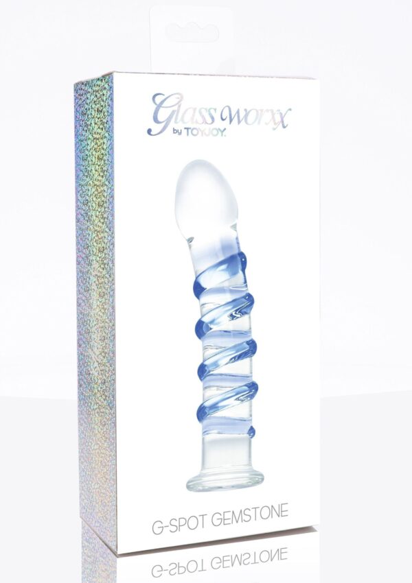 Dildo Realistico in Vetro G-Spot Gemstone - immagine 3