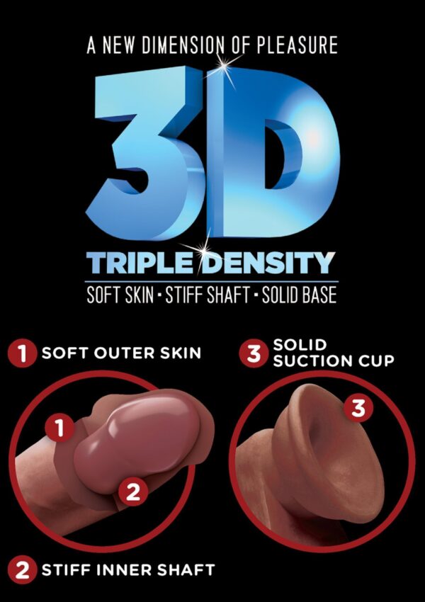 Dildo Triple Density Cock 8 Inch - immagine 7