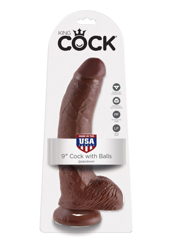 King Cock 9 inch con testicoli - immagine 4