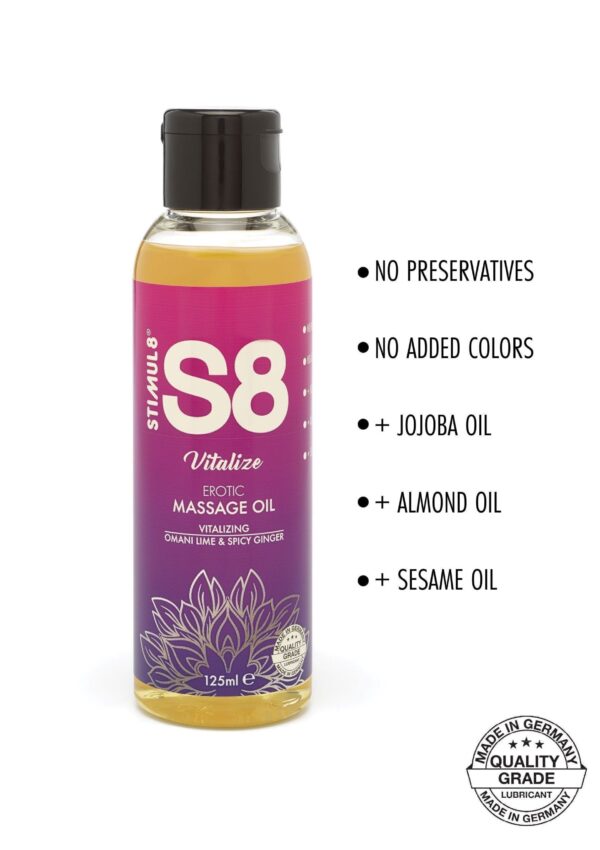 Olio Ginger massaggio S8 125ml - immagine 3